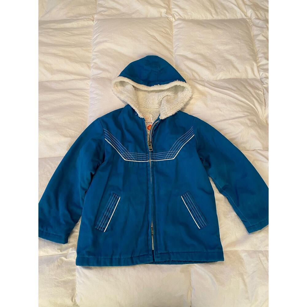 Vintage Montgomery Ward kids warm lined winter coat